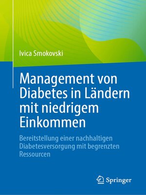 cover image of Management von Diabetes in Ländern mit niedrigem Einkommen